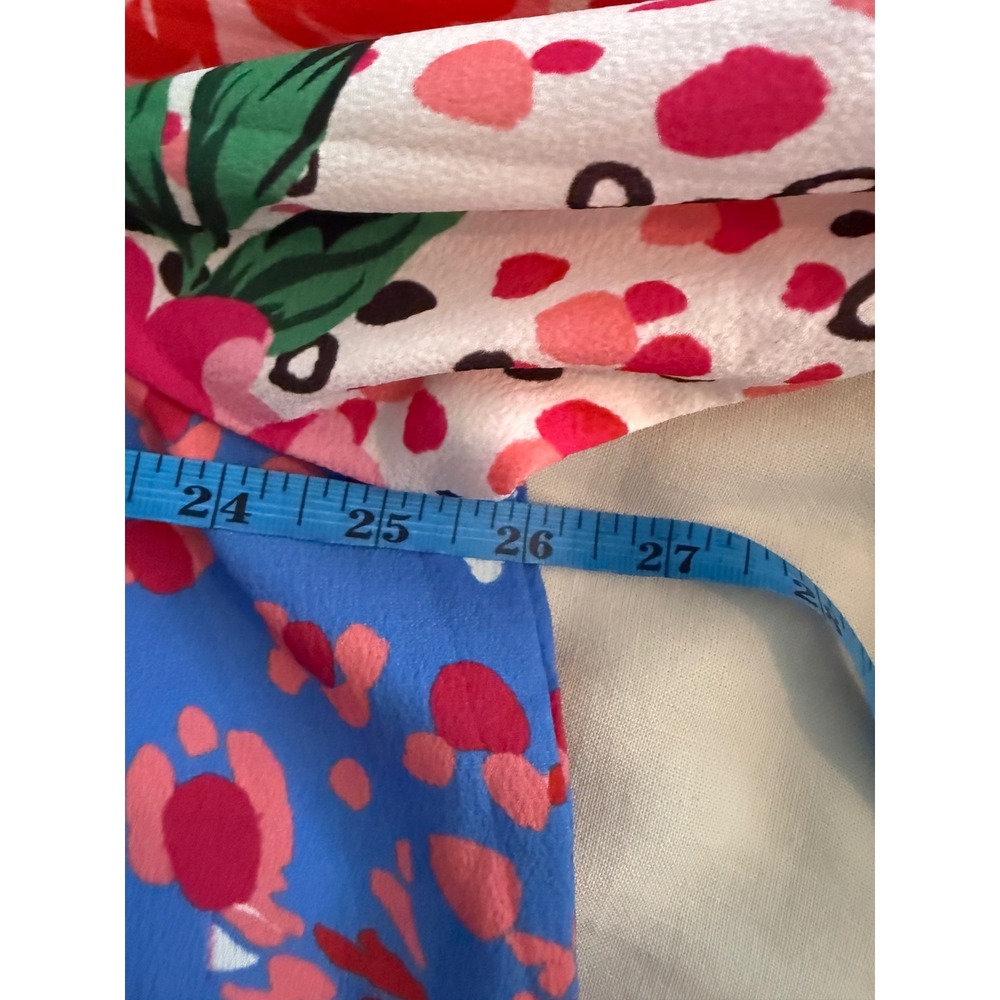 Umgee USA Mixed Floral Leopard Print Boho Shift Dress 2XL WC2478 Pink Blue - Picture 9 of 10